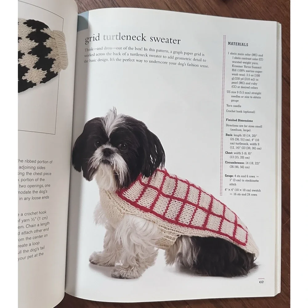 STYLISH KNITS FOR DOGS: 36 Projects to KNIT in a Weekend Softcover Book